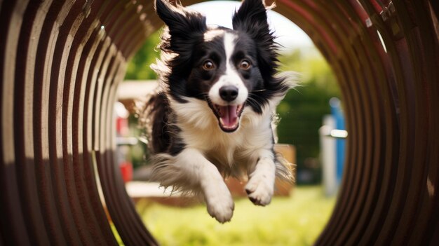 Backyard Training Dog Agility Course