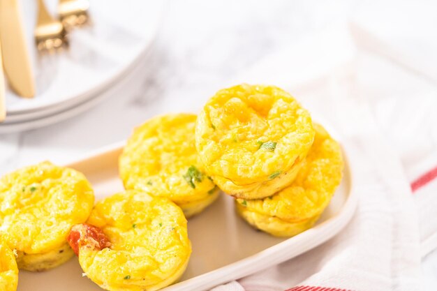 Bacon and cheese egg muffin