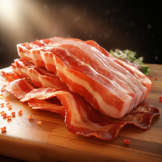 Bacon van hoge kwaliteit 4k hdr