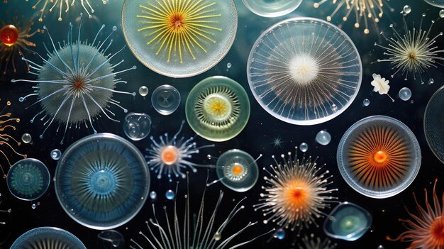 Bacteria Diatoms