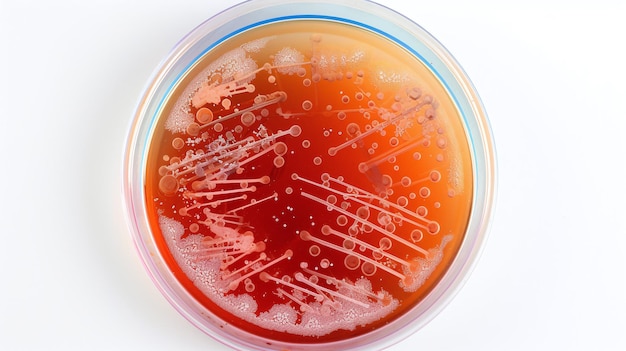 Bacteriën in een petri schotel