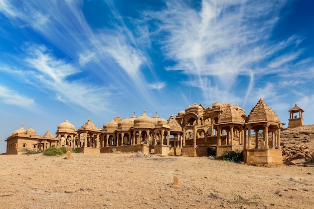 Bada Bagh-ruïnes in Jodhpur, Rajasthan, India