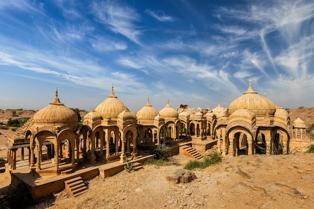 Bada bagh-ruïnes in jodhpur, rajasthan, india