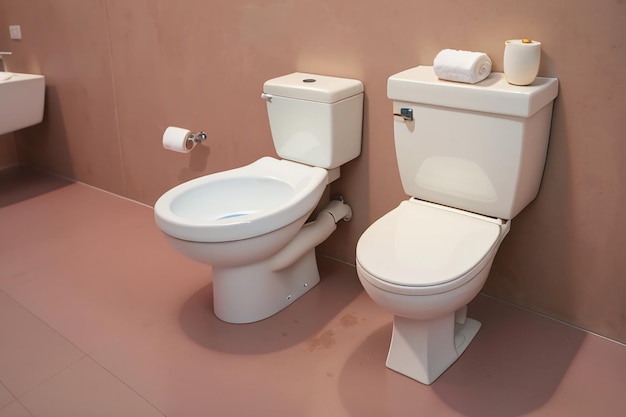 badkamer toilet behang achtergrond illustratie keramische badkamer configuratie faciliteiten