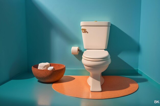 badkamer toilet behang achtergrond illustratie keramische badkamer configuratie faciliteiten