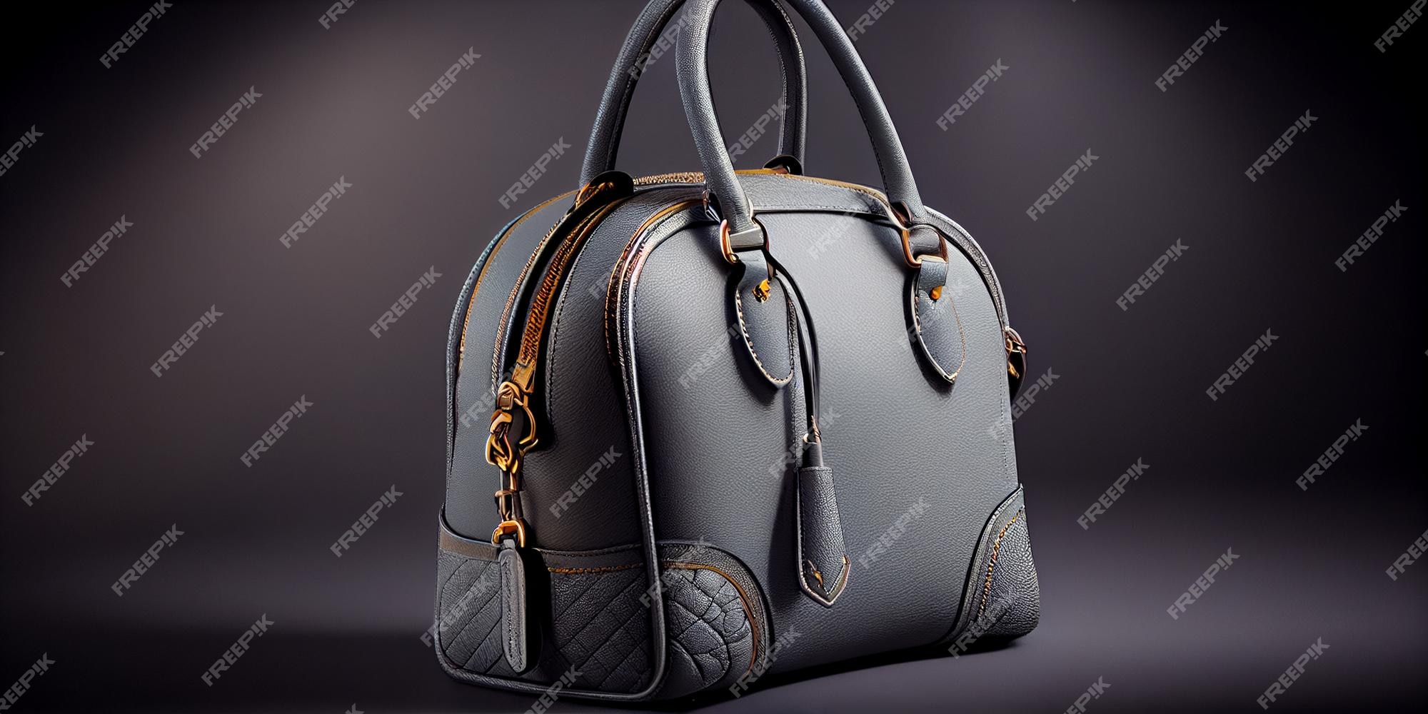 3D model Louis Vuitton Alma BB Metallic Leather Top Handle Bag VR