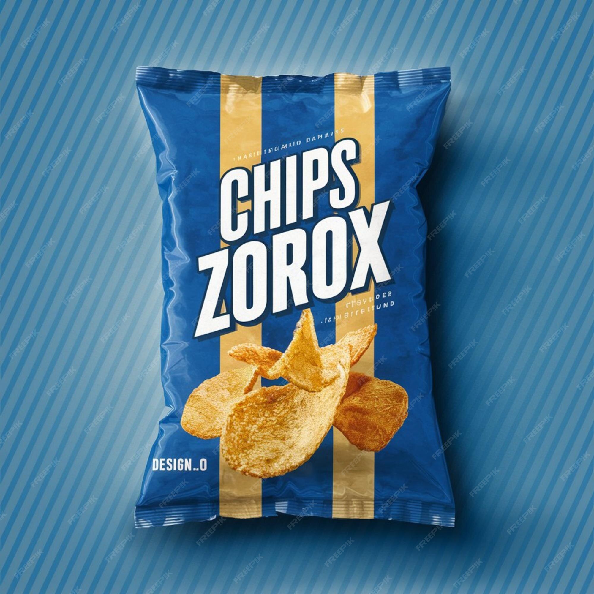 Premium Photo A bag of chips that says chips on it