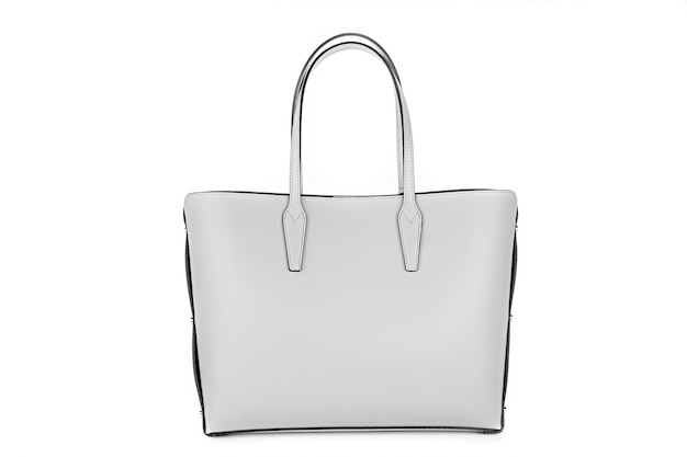 bag clutch isolated on white fashion leather
