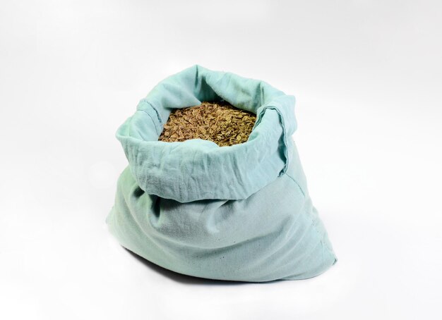 Photo a bag of dill seeds