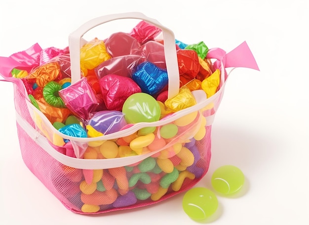 A bag full of candies