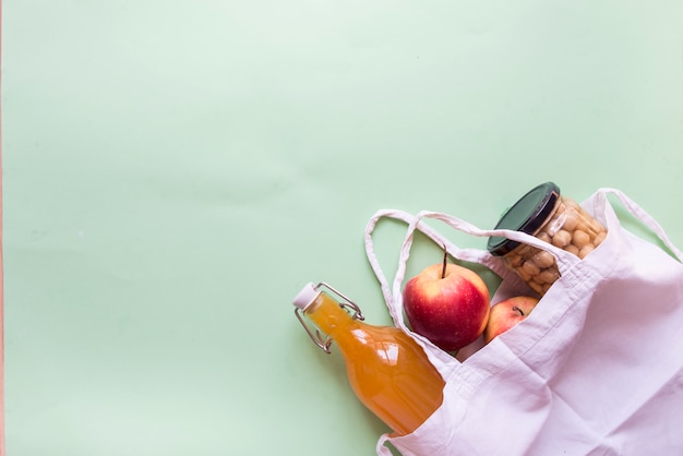 Foto borsa in tessuto per alimenti