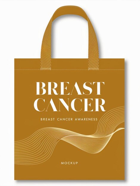 Photo a bag that says breast cancer cancer cancer cancer