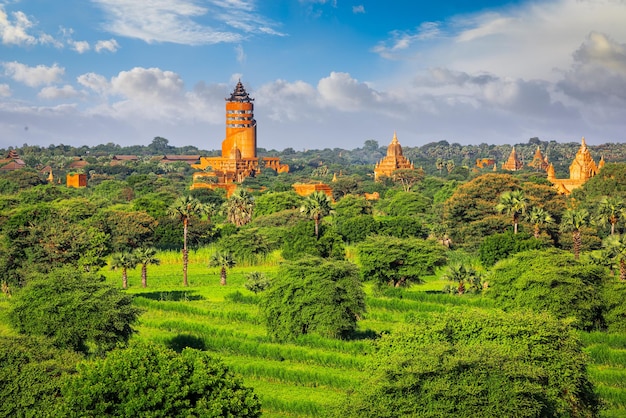 Bagan Myanmar met oude tempels