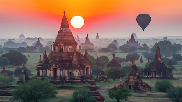 Bagan scene myanmar