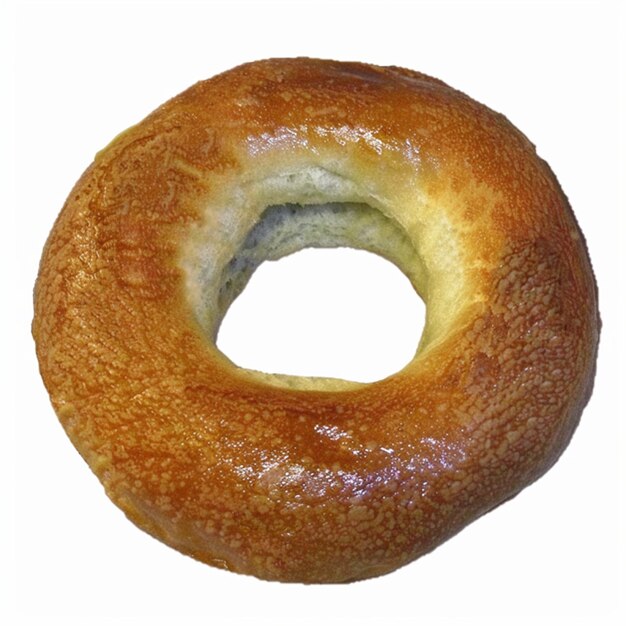 Photo bagel isolated on white