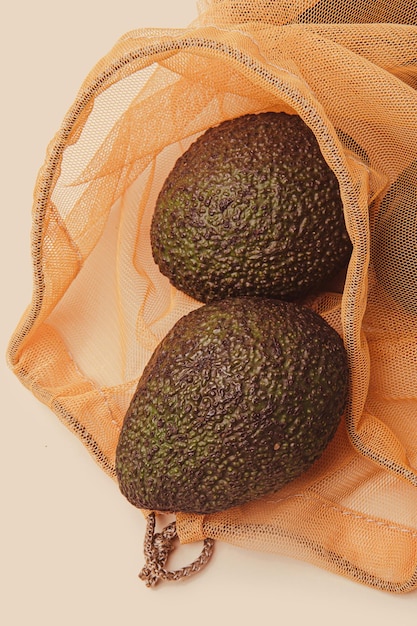 Bags with avocado