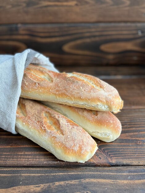 Foto pane a base di baguette