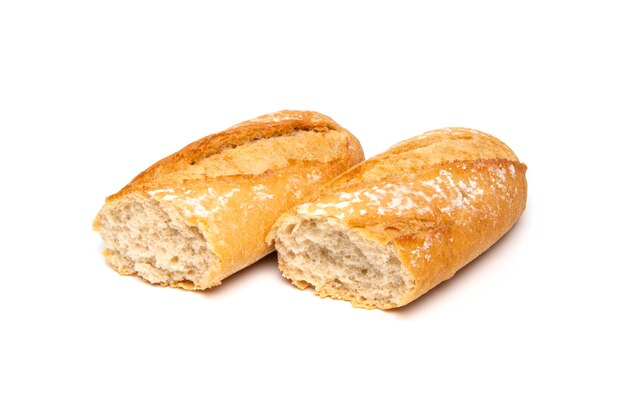 Baguette isolated on a white background