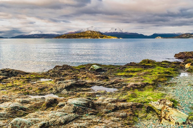 Bahia Ensenada Zarategui Tierra del Fuego 국립 공원 파타고니아 아르헨티나