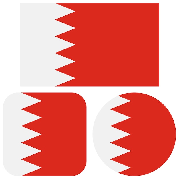 Photo bahrain national flag