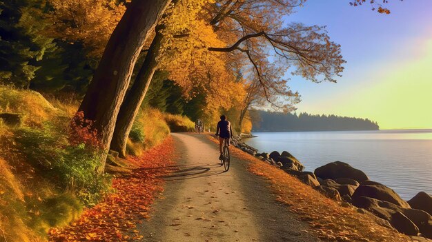 Photo bainbridge island bike trails