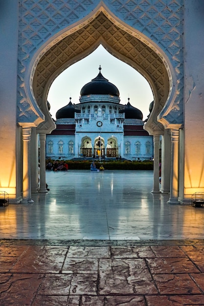 Baiturrahman Grand Mosque Een historische moskee in de provincie Atjeh