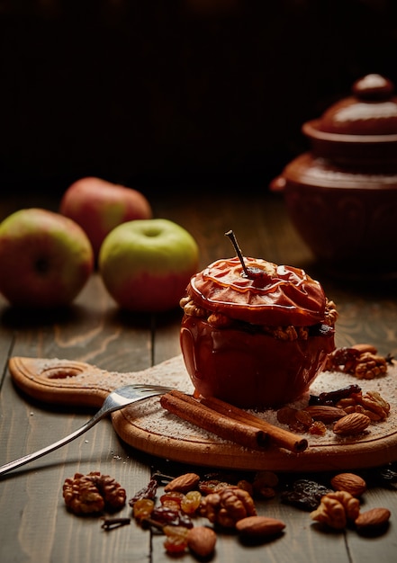 Baked apple