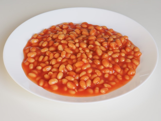 Baked beans food