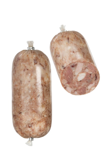 Baked brawn sausage made from liver