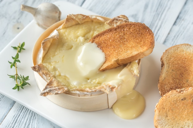 Baked Camembert cheese