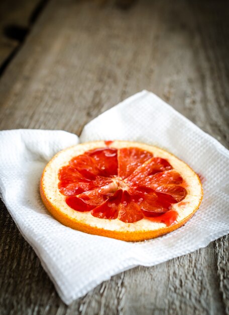 Baked grapefruit