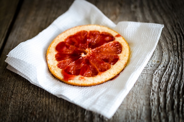 Baked grapefruit