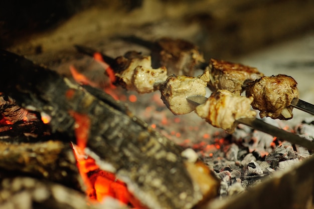 焼き肉のグリル