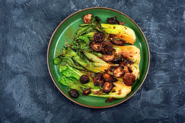 Baked organic Bok Choy