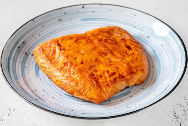 Baked salmon fillet