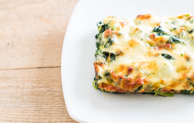 baked spinach with cheese