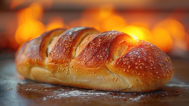 A bakers joy when taking freshly baked bread out of the oven