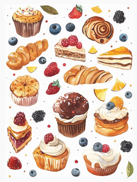 Photo bakery background graphic