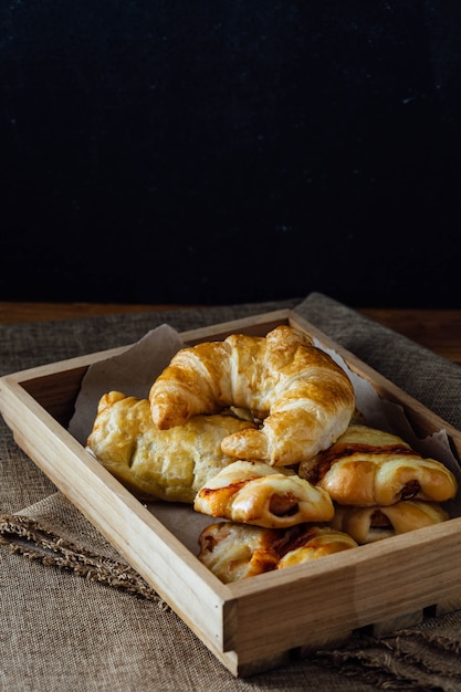 bakery food on the table