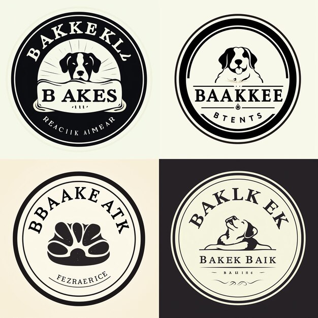 Photo bakery logo corporate identity