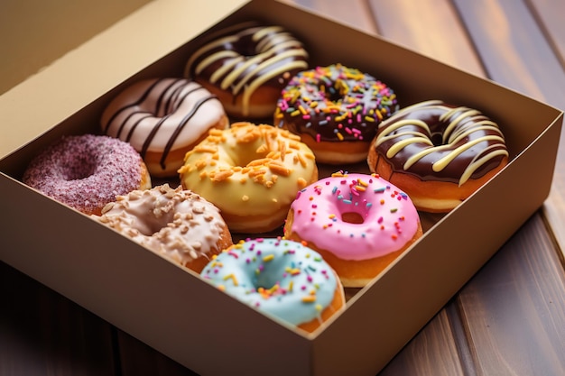 BakeryFresh Donuts in een doos