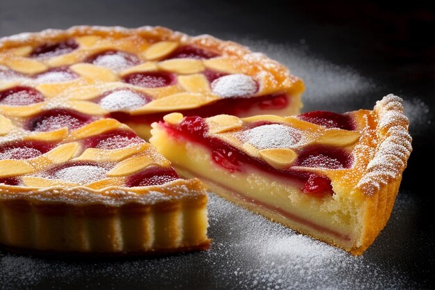 Photo bakewell tart