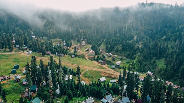 Photo bakhmaro  aerial view - georgia