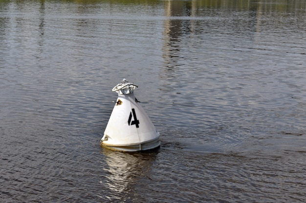 Bakin zwemt in de rivier