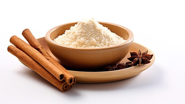 Baking ingredients placed on table