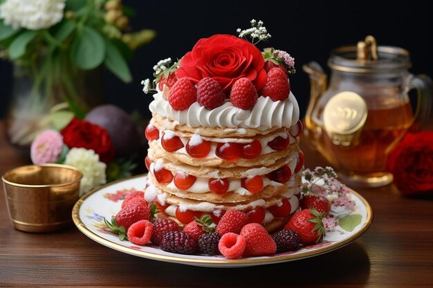 Baking Joyful Memories into new year cake photo