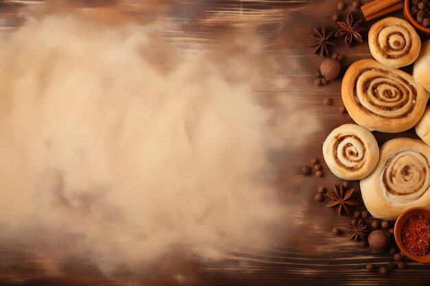 Baking pastry background