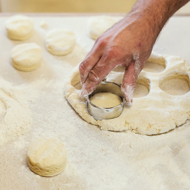 Baking scones at home shoot 