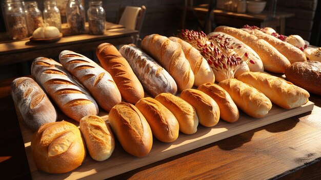 Bakkerij lekkernijen gebakken door de bakker