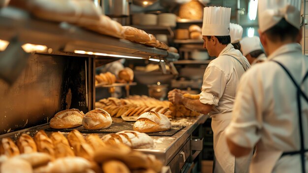 Bakkerijen zijn magische plaatsen waar heerlijke lekkernijen worden gemaakt de bakkers werken hard om prachtige en smakelijke gebak brood en cakes te maken